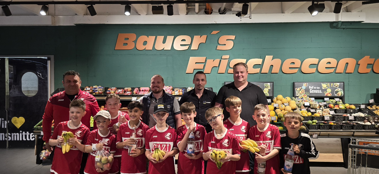 Dank EDEKA Bauer bestens versorgt – U9-Junioren starten mit voller Energie zum Bayern Cup 2025