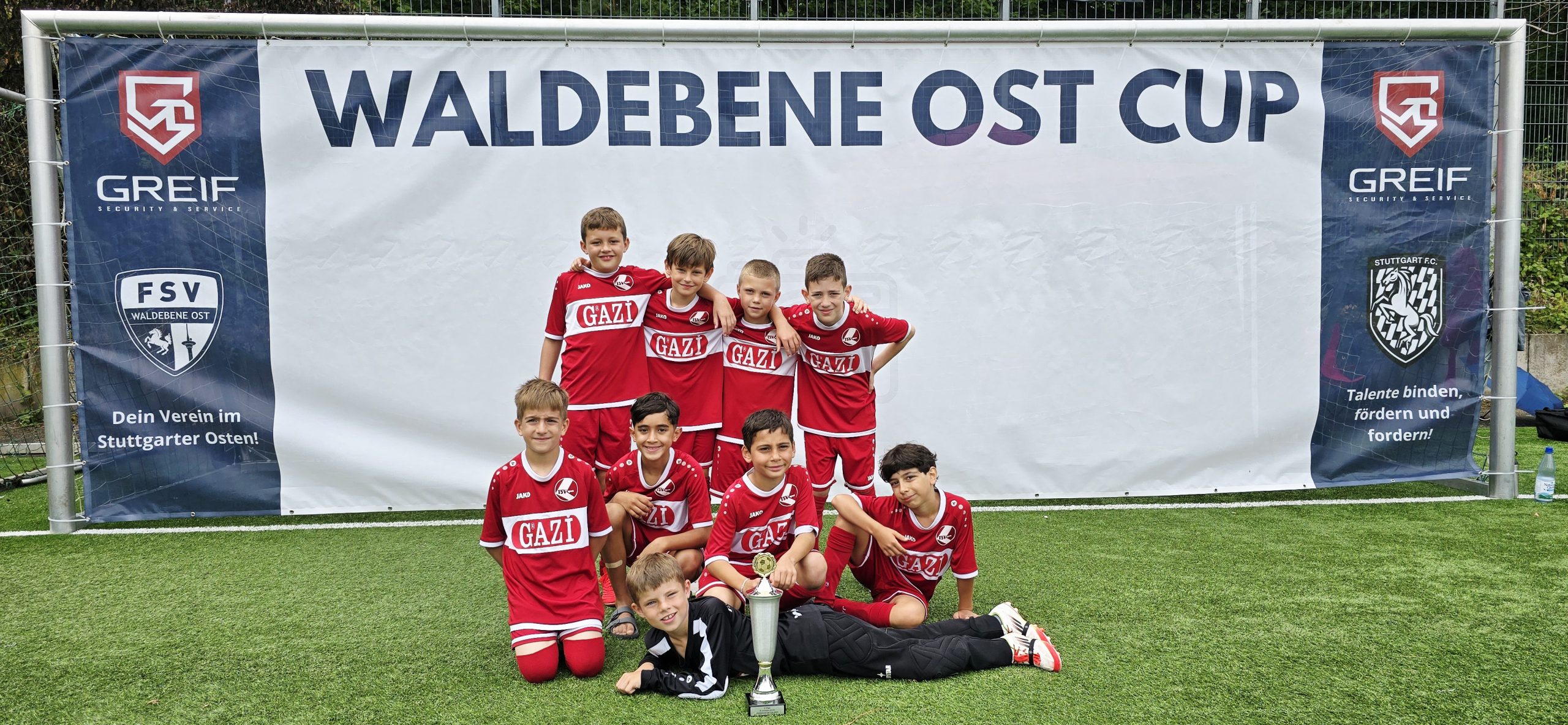 Die U9 des TSV Leinfelden begeistert beim Sommerturnier auf der Waldebene Ost